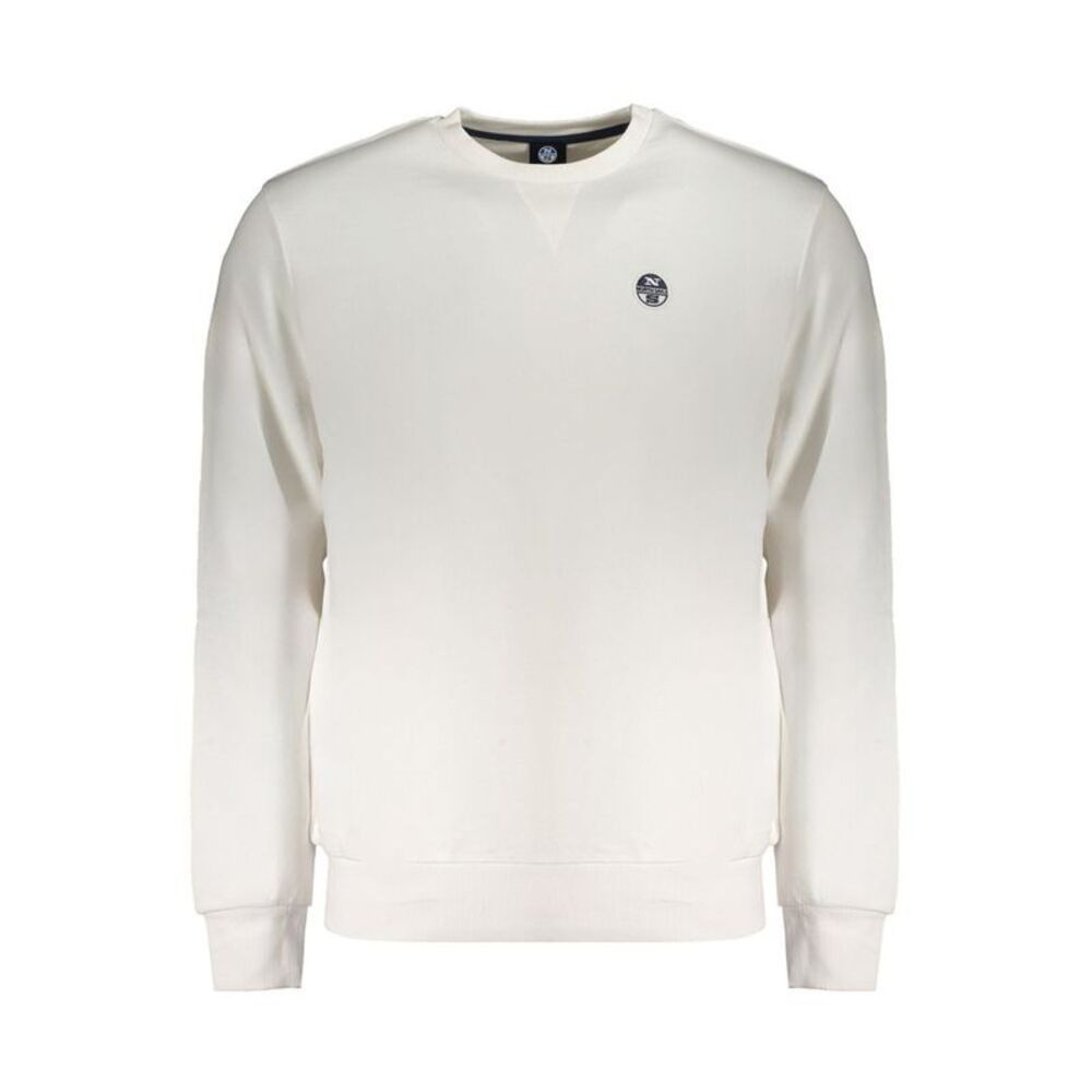 North Sails White Cotton Men Men's Sweatshirt